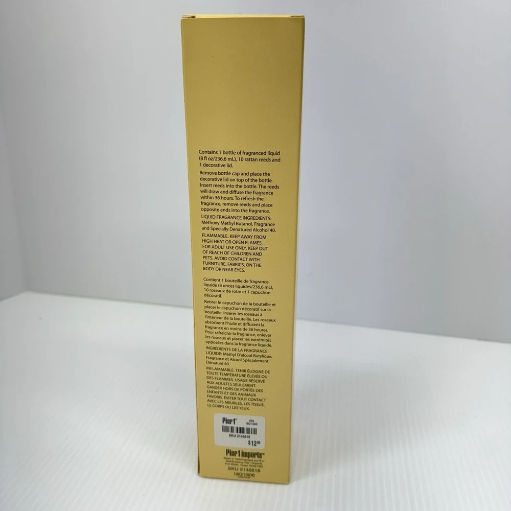 Pier 1 Imports 'ISLAND ORCHARD' Home Fragrance Oil Reed Diffuser, 8 Fl. Oz. RARE